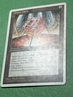 **Mana Vault** ~4th Edition~ MTG: Magic the Gathering, Heavy Play (HP) - Image 5