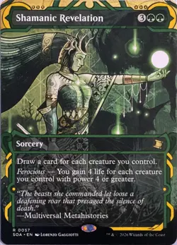 Shamanic Revelation 57 Secrets of Strixhaven Magic: The Gathering NM - Image 1
