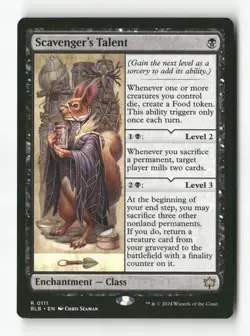 Scavenger's Talent - #111 - Non Foil - MTG - Near Mint - Image 1