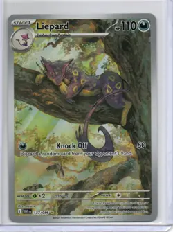 Liepard 137/086 IR - White Flare Pokemon Card - Pack Mint - Image 1