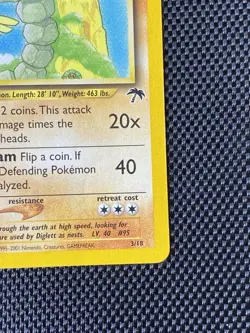 Pokemon Card - Onix Southern Islands 3/18 Promo LP+ - Image 4