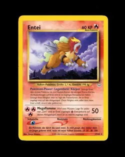 2001 Pokemon NEO REVELATION ENTEI 17/64 RARE! LP - - Image 1