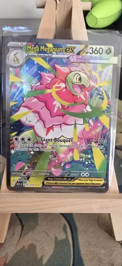 Mega Meganium EX 272/217 Special Illustration Rare Pokemon Ascended Heroes NM - Image 3