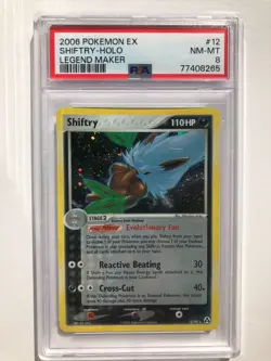 Pokemon Shiftry Holo Legend Maker 12/92 PSA 8 NM-MINT - Image 1