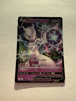 Pokemon GO TCG Mewtwo V 030/078 and Mewtwo VSTAR 031/078 NM/M - Image 2