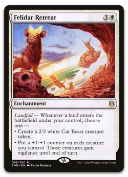 Felidar Retreat #16 (LP) Zendikar Rising ZNR Magic MTG - Image 1