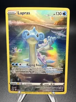 Pokemon TCG Lapras Crown Zenith Galarian Gallery GG05/GG70 NM Condition - Image 1