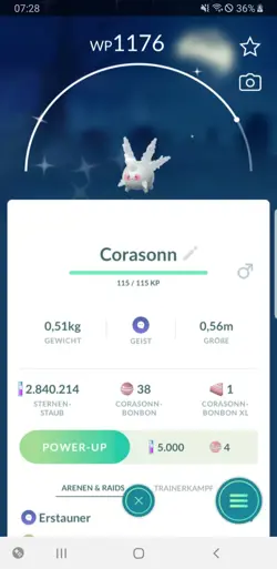 Pokemon Go Shiny Galar Corasonn Brille - Shiny Galarian Corsola Glasses - Image 1