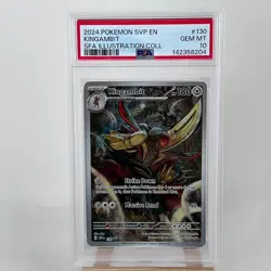 2024 POKEMON SVP EN-SV BLACK STAR PROMO #130 KINGAMBIT PSA 10 SFA Ill Collection - Image 1