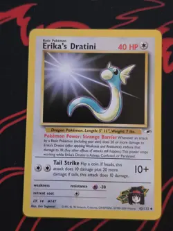 Pokemon TCG Erika's Dratini 42/132 Gym Heroes - Image 1