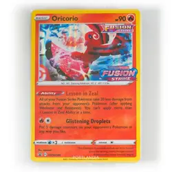 Pokemon - Oricorio Stamped Holo - SWSH168 - Fusion Strike Promo Deck - Sealed - Image 1