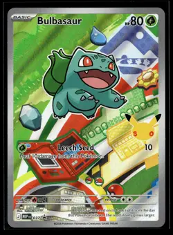 Bulbasaur - 037 037 Holo Promo ME: Mega Evolution Promo Pokemon NM/M - Image 1