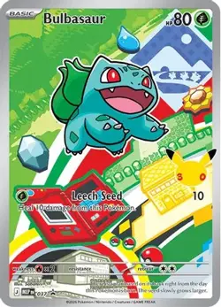 Bulbasaur - 037 037 Holo Promo ME: Mega Evolution Promo Pokemon NM/M - Image 4