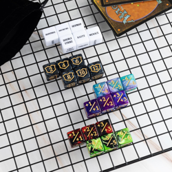 63 Pieces MTG Dice Counters Bulk Ability Keywords MTG Tokens Shield Life Counter - Image 4