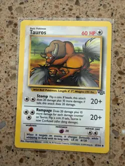 Tauros 47/64 – Jungle Set (1999) Pokemon NM - Image 1