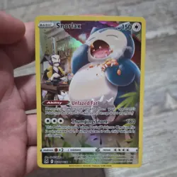 Pokemon Snorlax Ultra Rare Swsh11 Lost Origin Trainer Gallery Holo TG10/TG30 - Image 1
