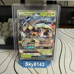 Pokemon TCG Golisopod GX 17/147 SM Burning Shadows Ultra Rare LP Condition - Image 1