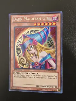 Yugioh Dark Magician Girl LCYW-EN022 Secret Rare 1st Edition NM - Image 1