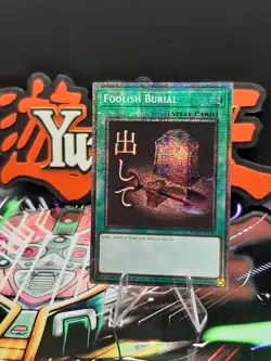 Yu-Gi-Oh! Foolish Burial RA05-EN138 Starlight Rare 1st Ed NM - Image 1