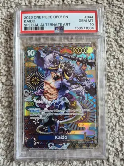 PSA 10 KAIDO OP04-044 SP ALT ART AWAKENING OF THE NEW ERA OP05 ONE PIECE ENGLISH - Image 1
