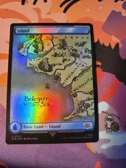 Island (FOIL) x1 - MTG The Lord of the Rings: Tales of Middle-earth LTR #275 - Image 1