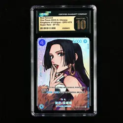 CGC 10 Pristine 2023 One Piece CHN Boa Hancock OP01-078 SR SP Ver. - Image 2