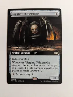 Giggling Skitterspike (Extended Art) - Commander: Duskmourn: (DSC)(66) - MTG - Image 1