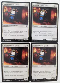 Dwarven Castle Guard x 4 - Final Fantasy - #18 - MTG - NM - Image 1