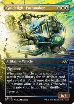 Guidelight Pathmaker (Borderless) - Aetherdrift - 0324 - MTG - NM --- FOIL - Image 1