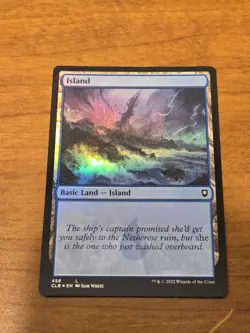 MTG Commander Legends D&D - Island - CLB 458 - FOIL - Image 1