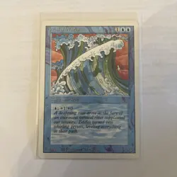 1993 Magic the Gathering - Wall of Water - Summon Wall - Unlimited MTG - Image 2