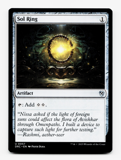 Sol Ring [Commander: Aetherdrift] MTG Magic NM/M - Image 1