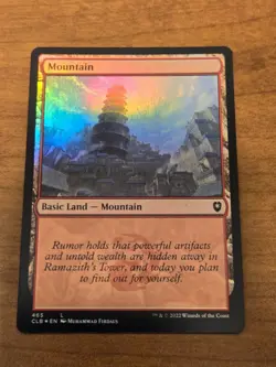 MTG Commander Legends D&D - Mountain - CLB 465 - FOIL - Image 1