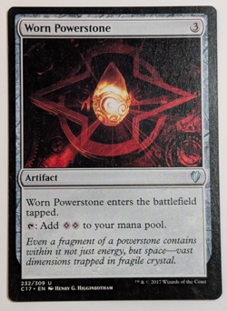 MTG - 1x Worn Powerstone - Commander 2017 - NM/LP - Magic The Gathering #232 - Image 1
