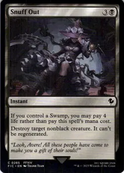 MTG Snuff Out (285) | NM | Commander: Final Fantasy (FIC) - Image 1