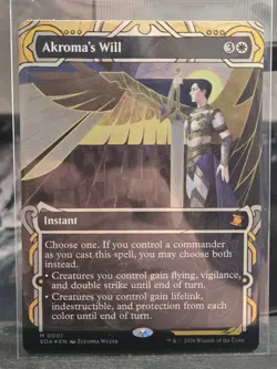 x1 Akroma's Will - Foil M MTG Secrets of Strixhaven: Mystical Archive, English - Image 1