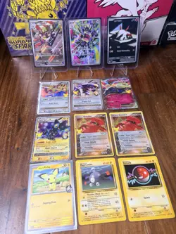 Lot of 12 Pokemon Full Art EX IR SIR Mega Promo Cards Vmax Holo NM - Image 1
