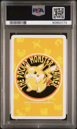 1998 Pokemon Yellow Poker Playing Card - Joker Gym Leaders - PSA 7 - Image 3