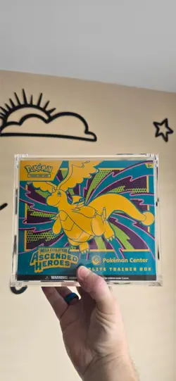 Pokemon Center Ascended Heroes ETB Elite Trainer Box - sealed in acrylic box - Image 1