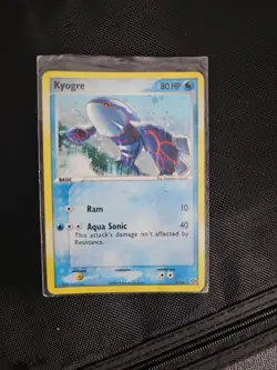 Kyogre 6/106 Holo Rare Ex Emerald Pokemon Lightly Played - Image 1