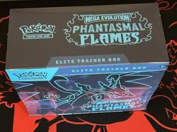 Pokemon TCG Mega Evolution Phantasmal Flames ETB Elite Trainer Box! SEALED! NEW! - Image 2