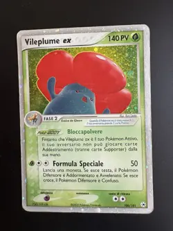 Carta Pokemon Vileplume ex (HL 100) EX Leggende Nascoste ITA Played Vintage 2005 - Image 1