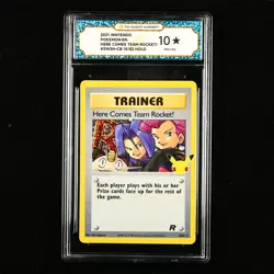 TQG 10 PRISTINE 2021 Pokemon ENG Here Comes Team Rocket! #SWSH-CB 15/82 HOLO - Image 1