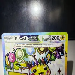 Pokemon TCG Surging Sparks Pikachu EX 219/191 Full Art Ultra Rare - Image 5