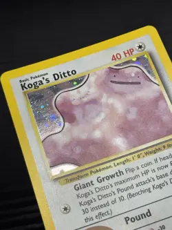 Vintage Pokemon Gym Challenge Koga’s Ditto 10/132 Holo Rare Near Mint- WOTC 2000 - Image 5