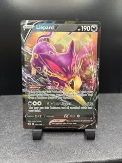 Liepard V 104/198 Holo V Rare Chilling Reign Pokemon Holo Near Mint - Image 1
