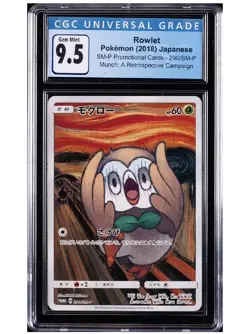 Pokemon Rowlet Munch #290/SM-P Japanese CGC 9.5 Gem Mint - Image 1