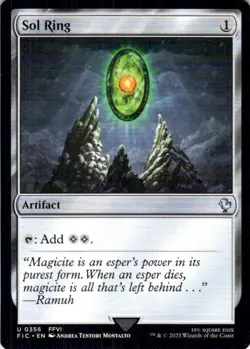 MTG Sol Ring (0356) (356) | NM | Commander: Final Fantasy (FIC) - Image 1