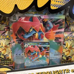 Pokemon Ascended Heroes Mega Feraligatr EX Box - Image 3