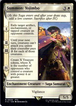 MTG Summon: Yojimbo (28) | NM | Commander: Final Fantasy (FIC) - Image 1
